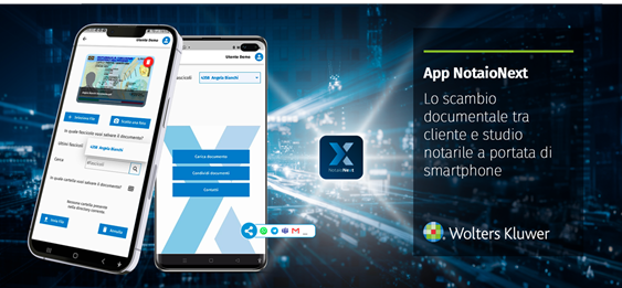 App NotaioNext. Lo scambio documentale tra cliente e studio a portata di smartphone